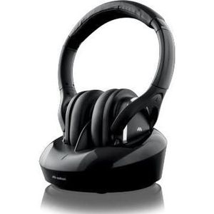 Meliconi HP Series Digital Plus Draadloze Hoofdtelefoon (ANC, 8 h, Draadloze), Koptelefoon, Zwart