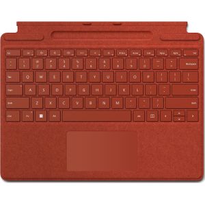 Microsoft Surface Pro X & Pro 8 Signature Keyboard & Surface Slim Pen 2 (NL), Tablet toetsenbord, Rood