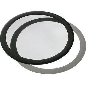 DEMCiflex rond stoffilter 140mm - zwart/zwart, PC ventilator accessoires, Zwart