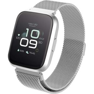 Forever Actief Smartwatch (36 mm, Metaal, Eén maat voor iedereen), Sporthorloges + Smartwatches