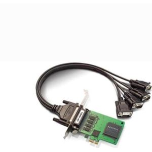 Moxa CP-104UL-DB25M - Universele PCI seriële kaart met 4 RS-232 poorten, Controlekaart