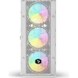 Savio Computerowa ARGB Mesh/Glass, Raptor X1 Biała (mATX, ITX, ATX), PC-behuizing, Zwart
