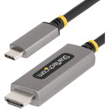 StarTech COM 3m USB-C HDMI adapterkabel 8K 60Hz 4K 144Hz HDR10 USB C naar HDMI 2.1 video-omzetter USB (HDMI, 300 cm), Data + Video Adapter, Grijs