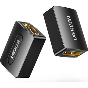 Ugreen HDMI naar HDMI verbindingsadapter voor uitbreiding (HDMI, 2.90 cm), Data + Video Adapter, Zwart