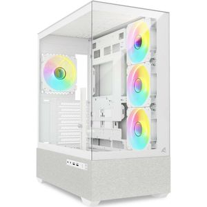 Sharkoon AK7 ARGB - Midi Tower Behuizing - Met Stof Bekleding - ATX