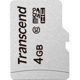 Transcend microSDHC 300S 4GB NAND Klasse 10