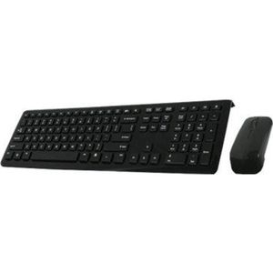 Perixx Periduo 703 (DE, Draadloze), Toetsenbord, Zwart