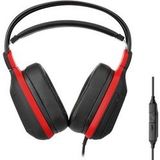 Subsonic - Pro Gaming 50 - Gamer Headset - Rood - 50 mm-luidsprekers, 3,5 mm-aansluiting, verstelbare hoepels