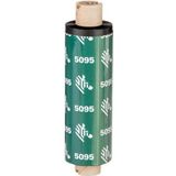 Zebra - 5095 - Etiketteringstape - Zwart - Hars - 40mm - 450m