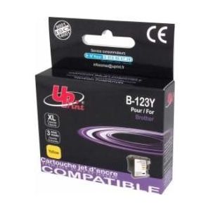 Print, Inkt, Printer accessories Uprint Tintes kārtridžs UPrint Brother LC123Y/125XLY Yellow