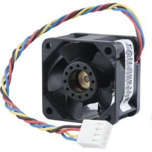 Supermicro - FAN-0061L4 - Behuizingsventilator - Zwart - 40 mm, 12.500 t/min, 16,3 CFM, 4-polige PWM-aansluiting