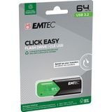 USB-flashdrive - 64 GB - Zwart - Compatibel met USB 2.0/3.1/3.2