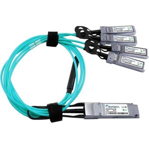 BlueOptics MRV QSFP28-SFP28-50M compatibel AOC QSFP28 BO282703L50M, Zendontvangers