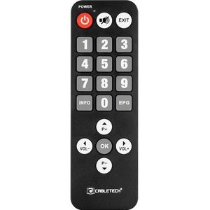 No Name - Piloot DVB-T - Afstandsbediening - Zwart