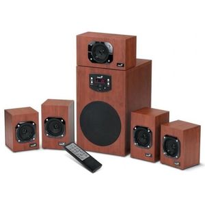 Genius SW-HF5.1 4600 II - PC-luidspreker - Bruin - Hout