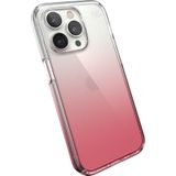 speck Presidio Perfect Clear Ombre Apple iPhone 14 Pro Vintage Rose - met Microban (iPhone 14 Pro), Smartphonehoes, Roze