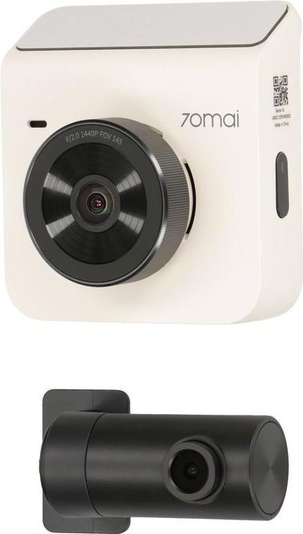 70Mai Dash Cam A400 + Achtercamera Set (Ivoor)