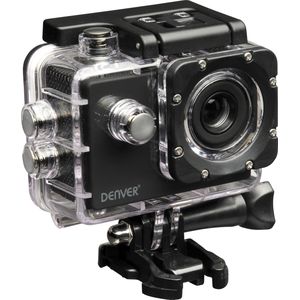 Denver ACT-320 actiecamera (30p, HD), Action Cam, Zwart