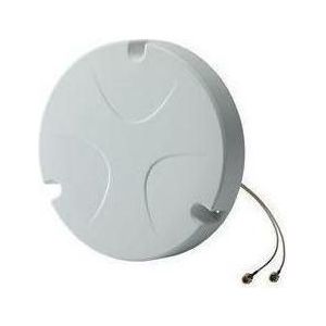 Moxa MAT-WDB-CA-RM-2-0205 - 2,45 GHz, plafondantenne, 25 dBi, MIMO 2x2, RP-SMA-type (mannetje) (WiFi), Netwerkantenne