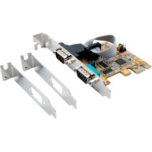 Exsys - EX-44082 - PCI Express Kaart - Seriële RS-232 Uitgangen - Plug-and-Play