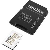 SanDisk MAX ENDURANCE MicroSDXC - 256GB - Klasse 10 - Wit