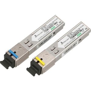 SFP 1.25G WDM 1310/1550NM SM 20KM SC - Enkelmodus - Bidirectioneel