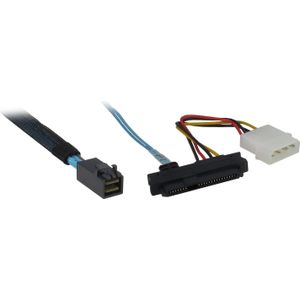 Intertech Inter Tech Kabel Inter-Tech SFF 8643 -> 4x 8482, SATA-voeding, Interne kabel (PC)