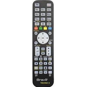 Bravo 92602666 (Apparaat-specifieke afstandsbediening, Miracast), Afstandsbediening, Zwart