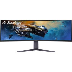 LG UltraGear 45GR65DC-B (5120 x 1440 pixels, 45""), Monitor, Zwart