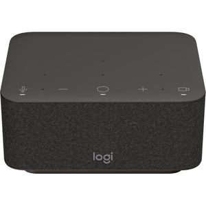 Logitech Logi Dock (USB C), Docking station + USB-hub, Grijs