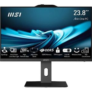 MSI AIO PRO AP242P 14MQ-890EU i5-14500 23.8" IPS LED FHD Non-Touch Anti-Glare - Core i5 - 16 GB (500 GB, 16 GB, Intel Core i5-14500), PC, Zwart