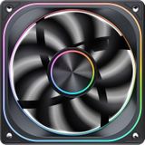 Jonsbo ZA-120 - Ventilator - Zwart - 120 mm - PWM - ARGB