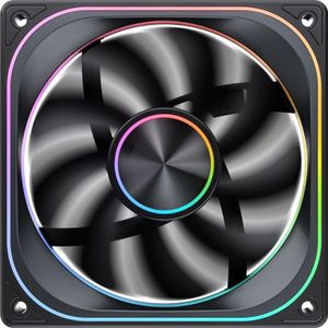 Jonsbo ZA-120 - Ventilator - Zwart - 120 mm - PWM - ARGB