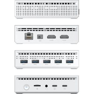 Yashi - NY290 - Mini PC - Wit - Intel N N100 - 8 GB DDR4 - 256 GB SSD