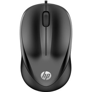 HP Wired Mouse 1000 muis Ambidextrous USB Type-A 1200 DPI
