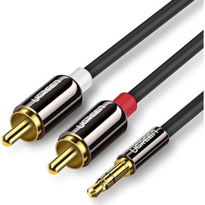 Ugreen 2in1 (2 m, 3,5 mm aansluiting (AUX)), Audiokabel