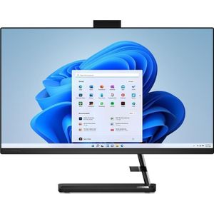 Lenovo IdeaCentre AIO 3 27IAP7 i5-12450H 27 FHD IPS 250nits AG 16GB DDR4 3200 SSD512 Intel UHD Grap (Intel Core i5-12450H, 16 GB, 512 GB, SSD, Niet beschikbaar), PC, Zwart