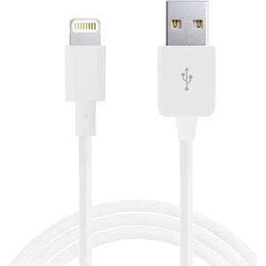 Puro Lightning - USB 2.0 Wit (1 m, USB 2.0), USB-kabel