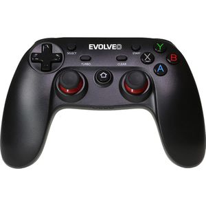 Evolveo EasyPhone Fighter F1 Black Bluetooth/USB Gamepad Android, PC, Playstation 3 (Android, PC, PS3), Controller, Zwart