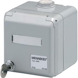 Mennekes 4300 Data socket Cepex A.P. lege behuizing, Netwerk accessoires