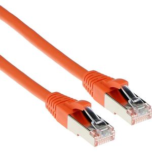 ACT Oranje 20 meter LSZH SFTP CAT6A patchkabel snagless met RJ45 connectoren (S/STP, S/FTP, CAT6, 20 m), Netwerkkabel