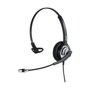 Plusonic Headset 8.1P, mono, NC, breedband (Bedraad), Kantoorheadset, Zwart