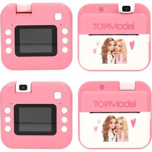 Top Model - Instant Print Camera - Wit - Roze