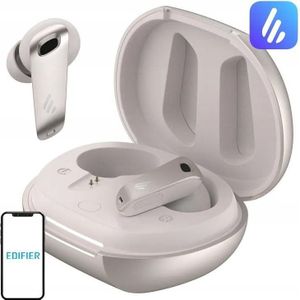 Edifier NeoBuds Plus Bluetooth oordopjes sterlicht detailhandel (ANC, 24 h, Draadloze), Koptelefoon, Wit