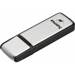 Hama Fancy (32 GB, USB A, USB 2.0), USB-stick, Zilver, Zwart