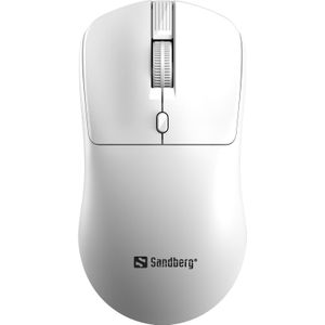 Sandberg Wireless Mouse Saver White (Draadloze), Muis, Wit