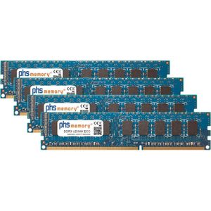 PHS-memory 32 GB (4x8 GB) Kit RAM-geheugen voor Supermicro A+ Server 4042G-TRF DDR3 UDIMM ECC 1600MHz (Supermicro A+ server 4042G-TRF, 4 x 8GB), RAM Modelspecifiek