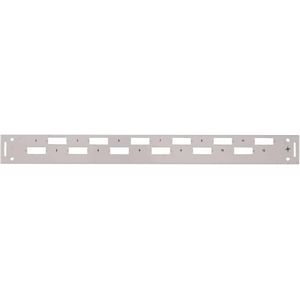 Telegärtner Voorklep - Grijs, RAL 7035 - 1U - 48,3 cm (19"), Server accessoires, Grijs