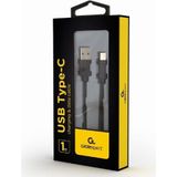 Gembird - CC-USB2-AMCM-1M - USB-kabel - Zwart - 1 m - USB 2.0