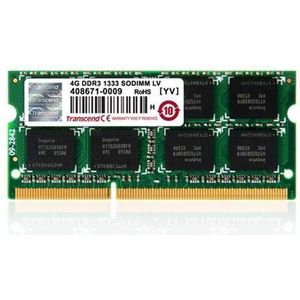 Transcend SODIMM DDR3 1600Mhz 2GB Non-ECC SRx8 CL11 (1 x 2GB, 1600 MHz, DDR3 RAM, SO-DIMM), RAM